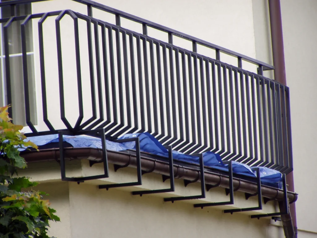 Decorative metal railings
