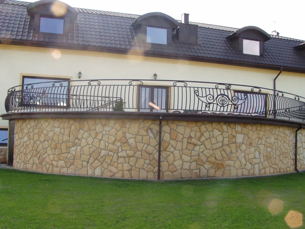 Decorative metal railings
