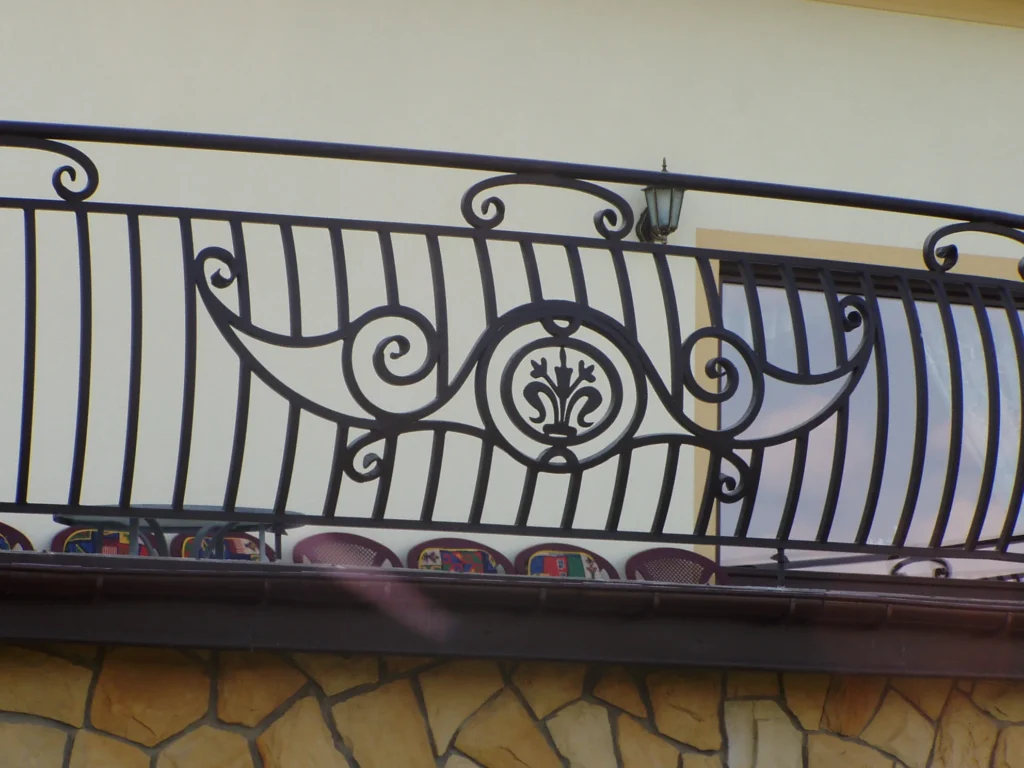Decorative metal railings