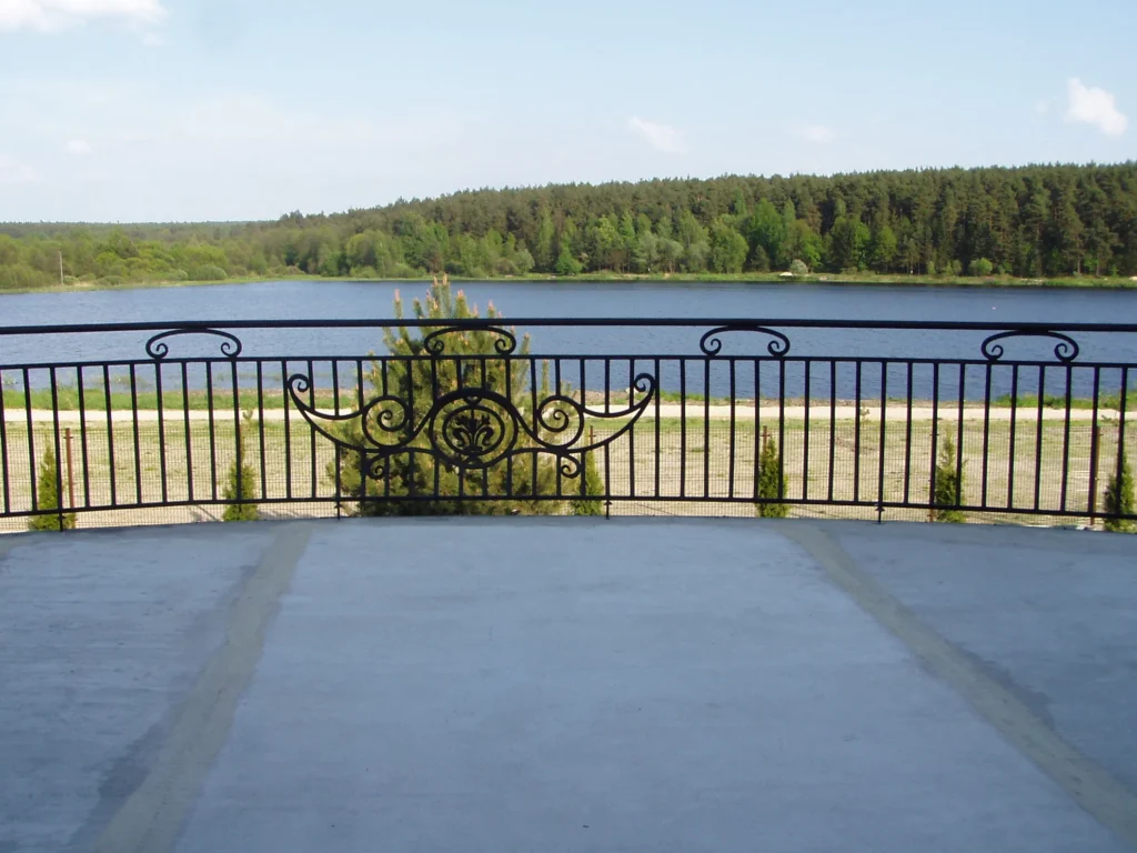 Decorative metal railings