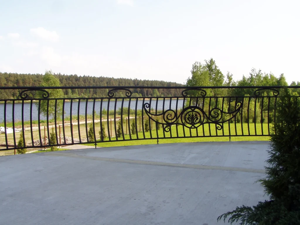 Decorative metal railings