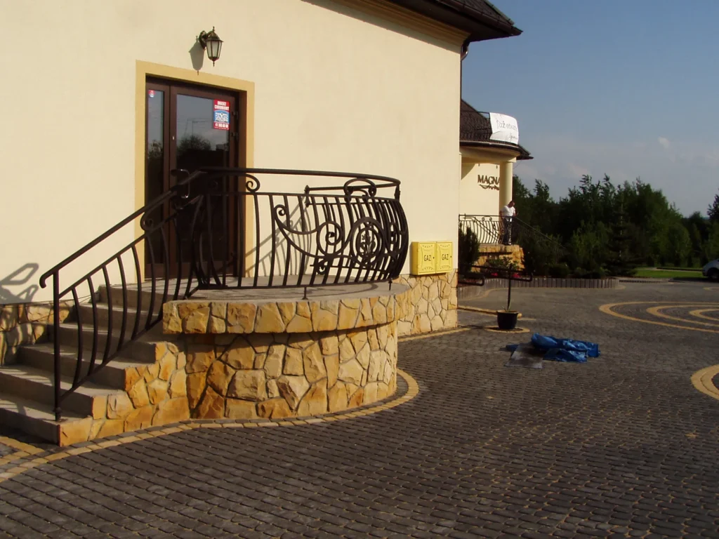 Decorative metal railings