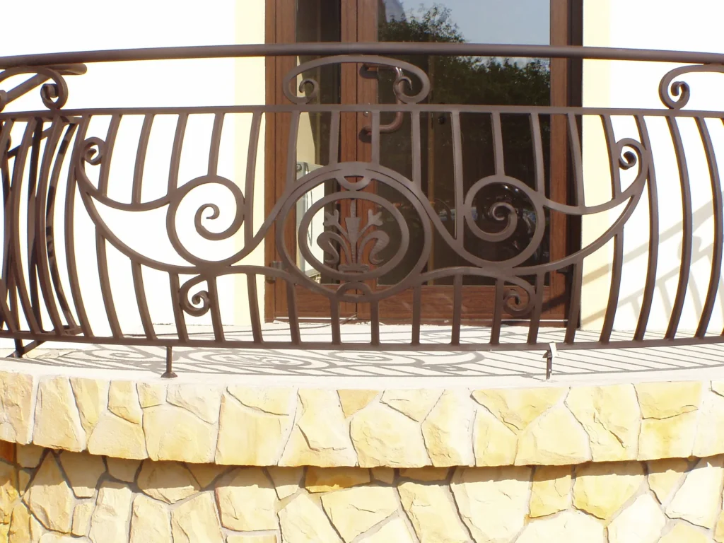 Decorative metal railings