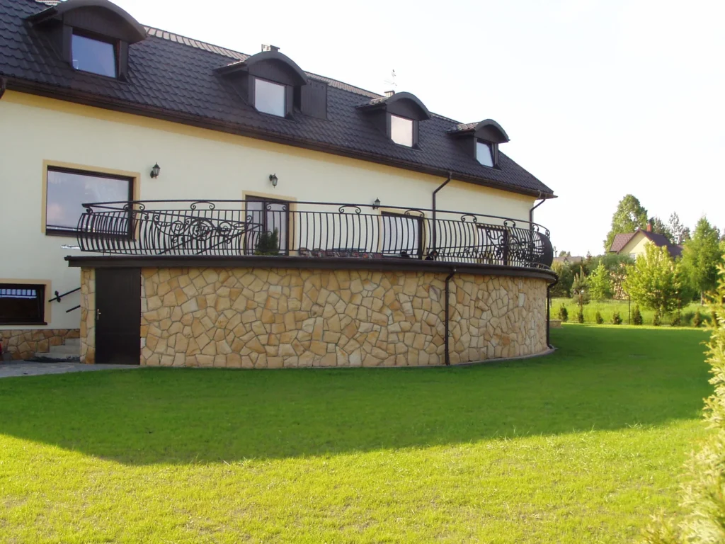 Decorative metal railings