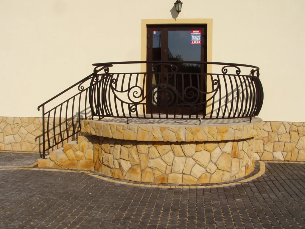 Decorative metal railings