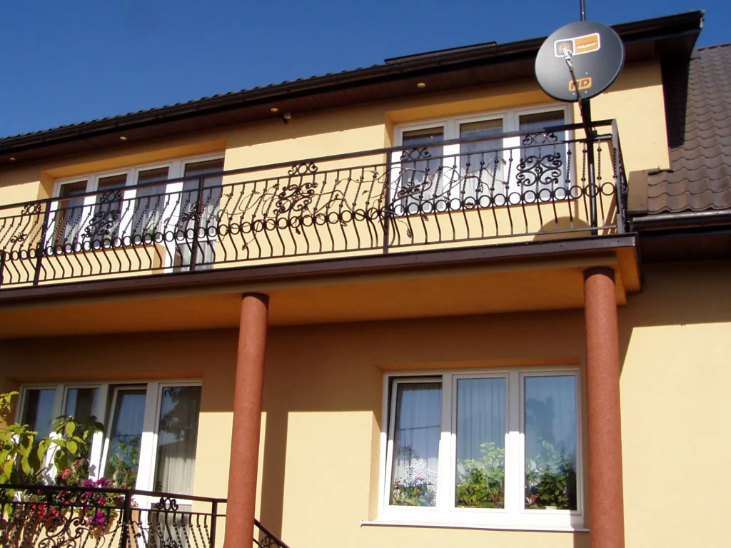Decorative metal railings