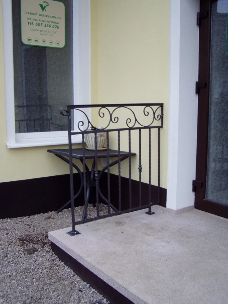 Decorative metal railings
