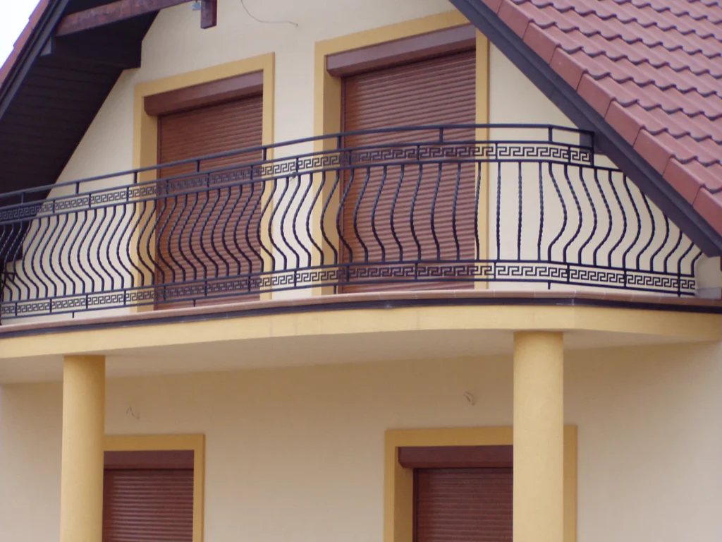 Decorative metal railings