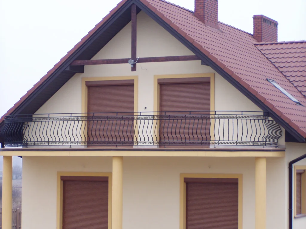 Decorative metal railings