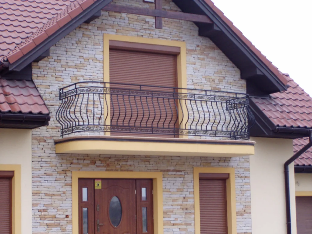 Decorative metal railings