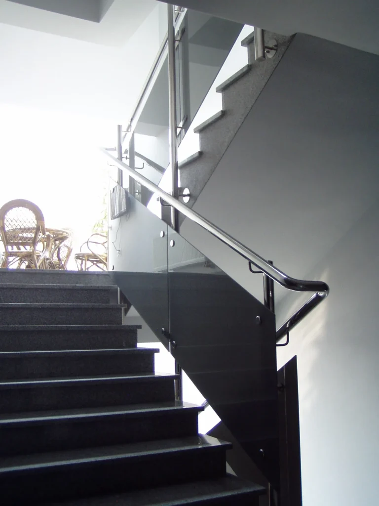 Glass railings
