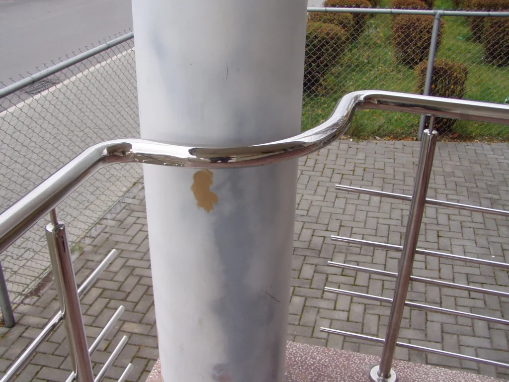 Stainless steel railings