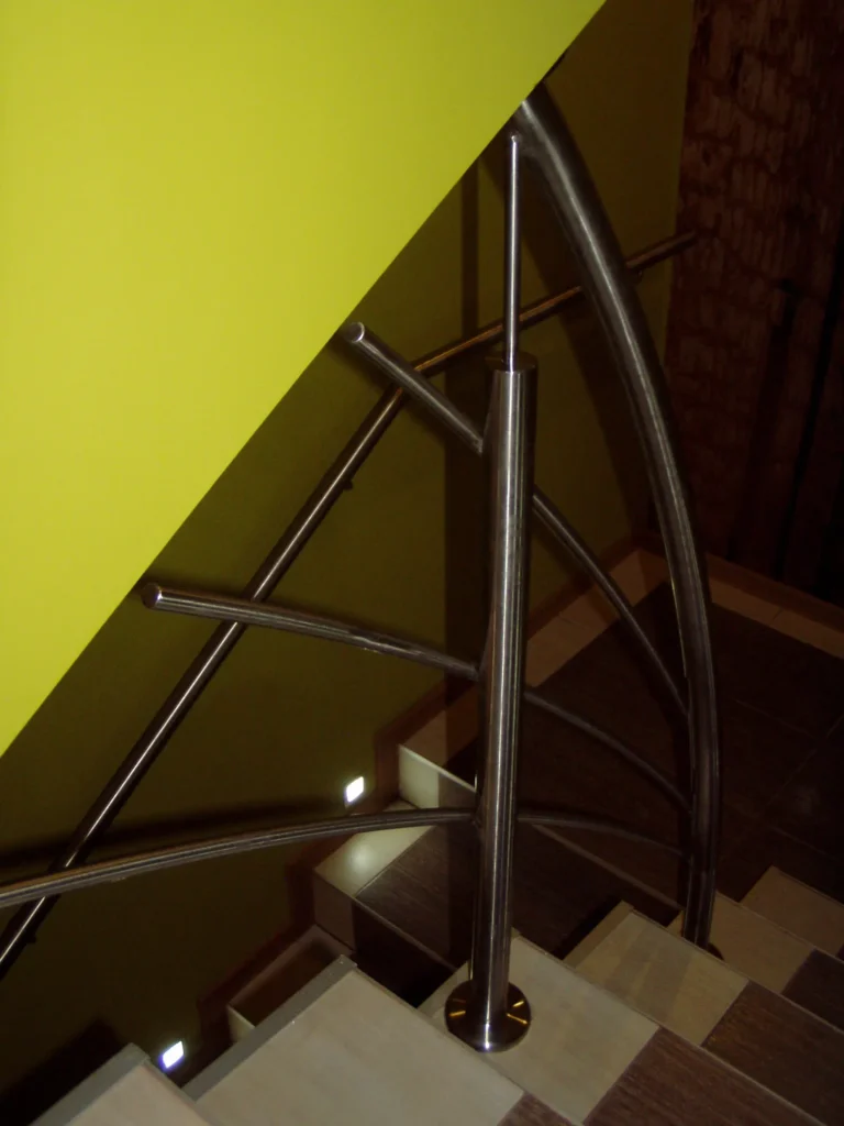 Stainless steel railings