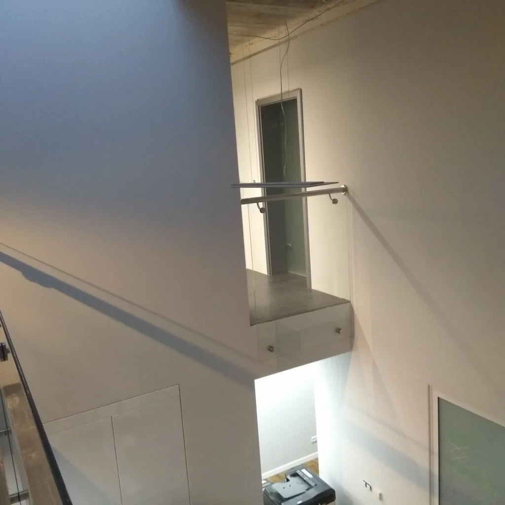 Glass railings