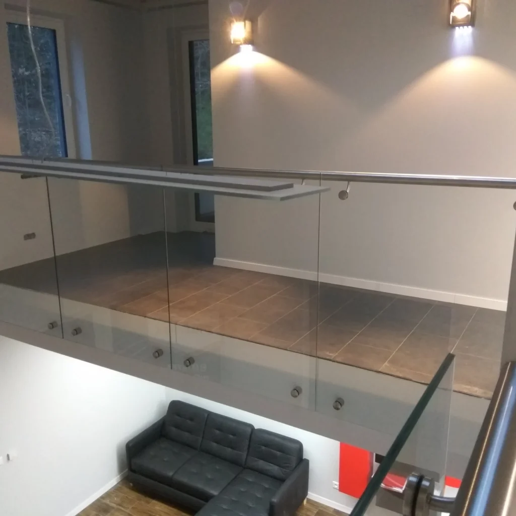 Glass railings