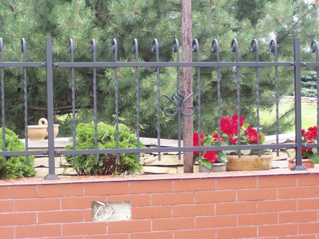 Decorative metal fences