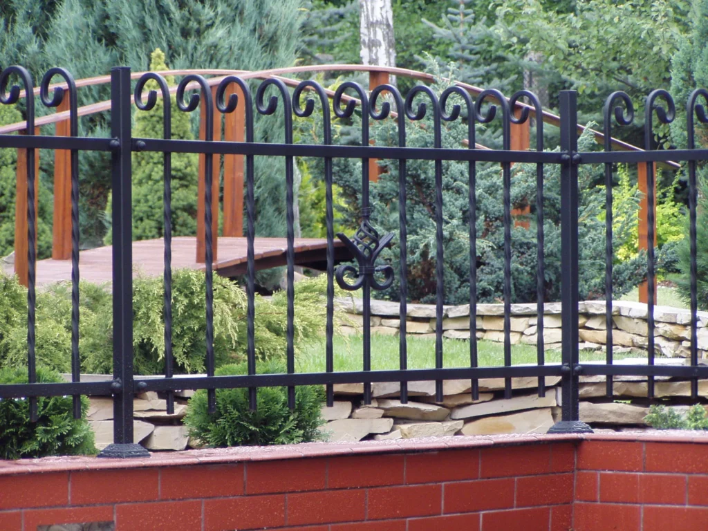 Decorative metal fences