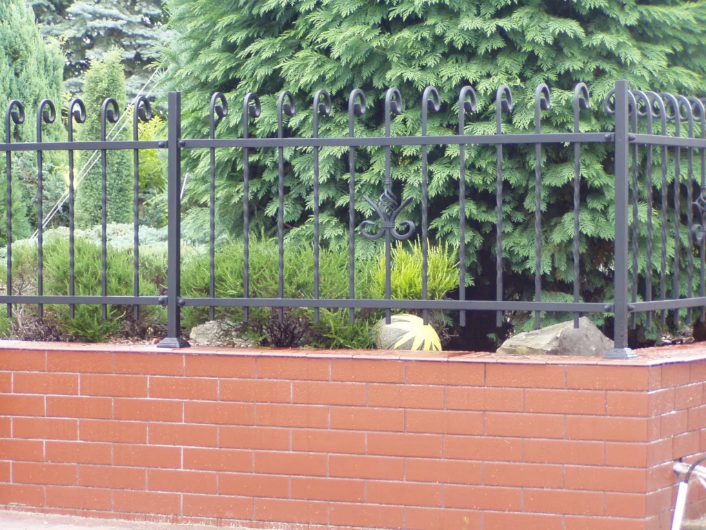 Decorative metal fences