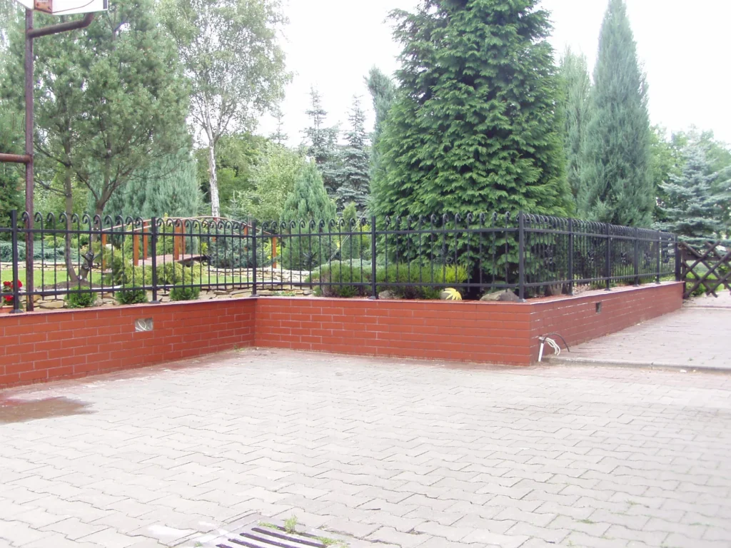 Decorative metal fences