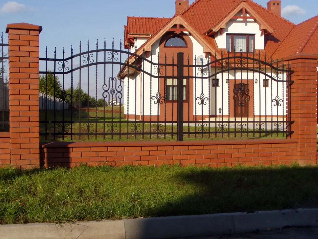 Decorative metal fences