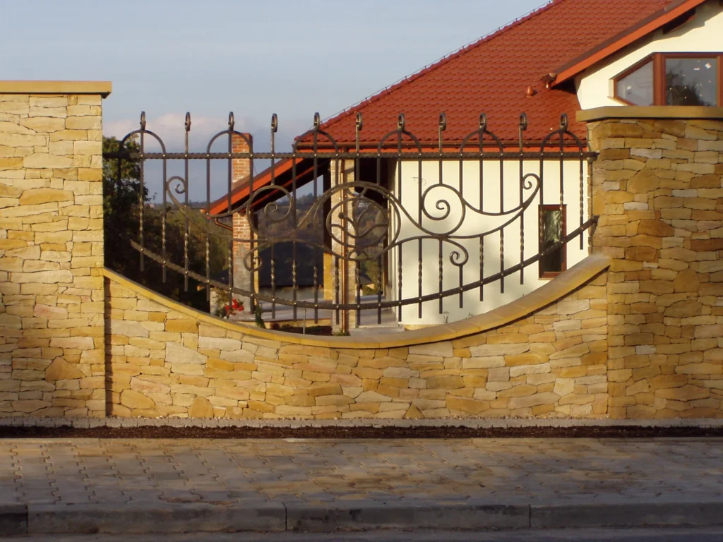 Decorative metal fences