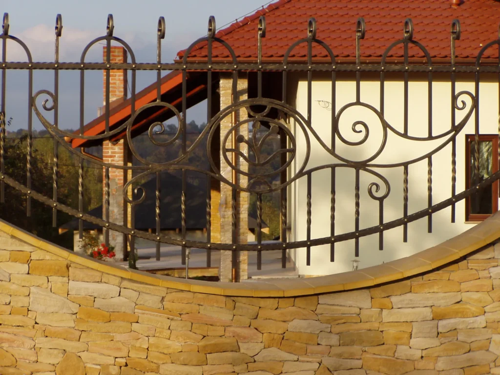 Decorative metal fences