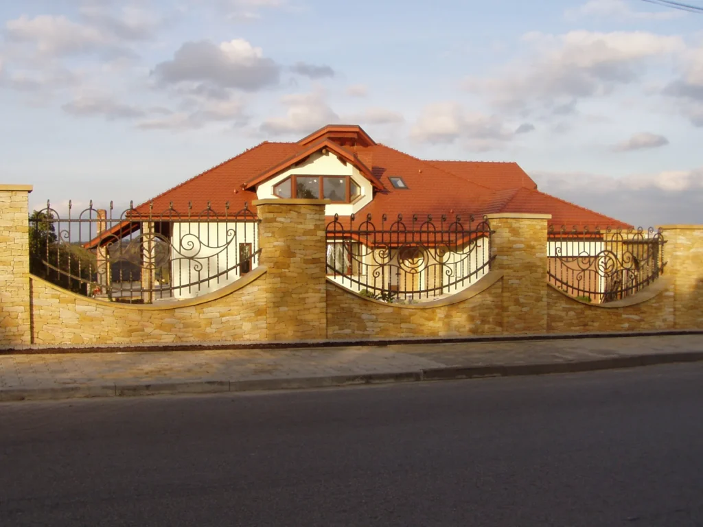 Decorative metal fences