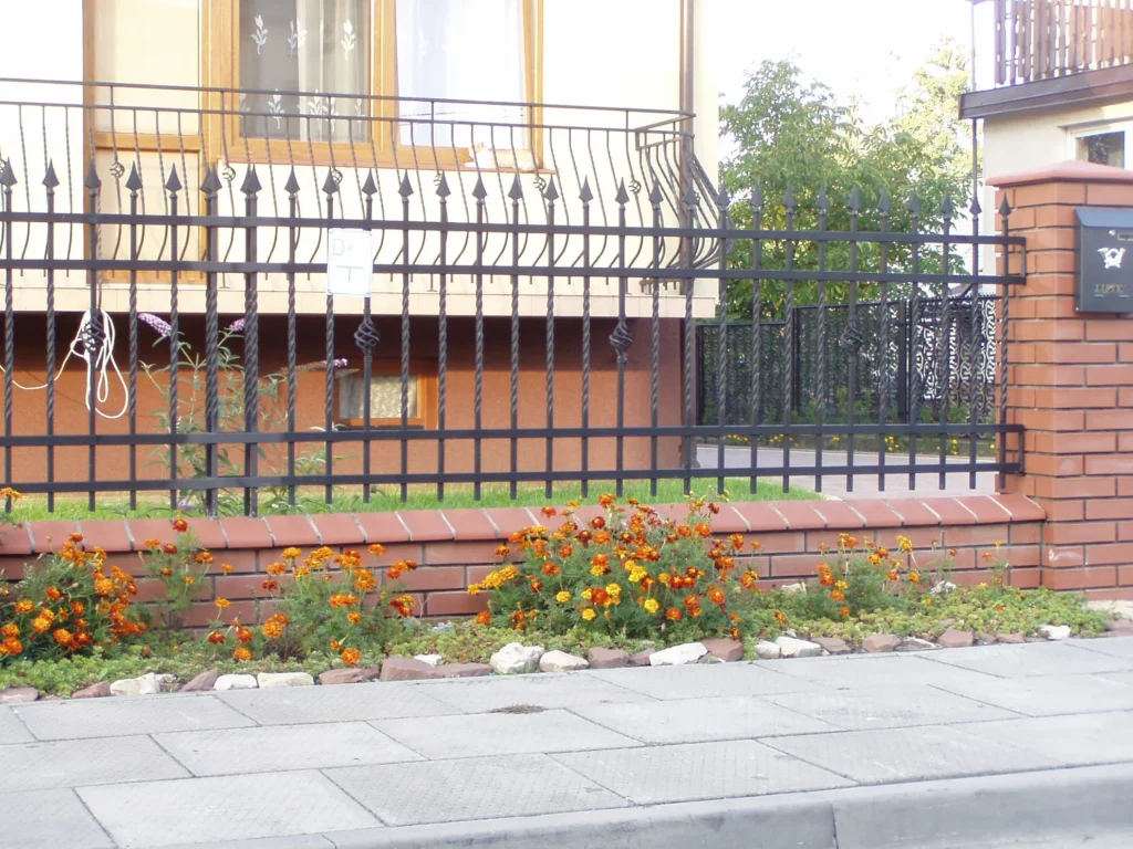 Decorative metal fences