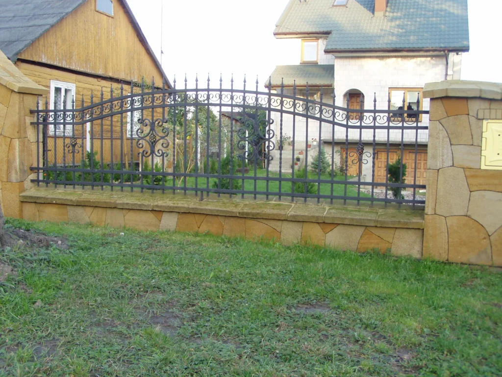Decorative metal fences