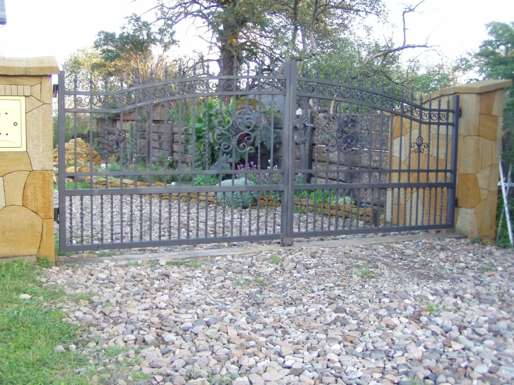 Decorative metal fences