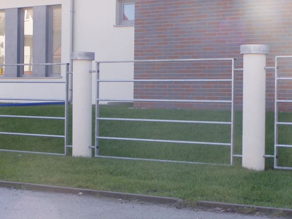 Decorative metal fences