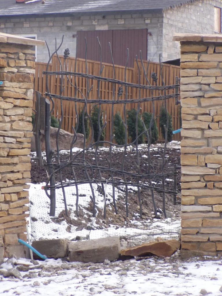 Decorative metal fences