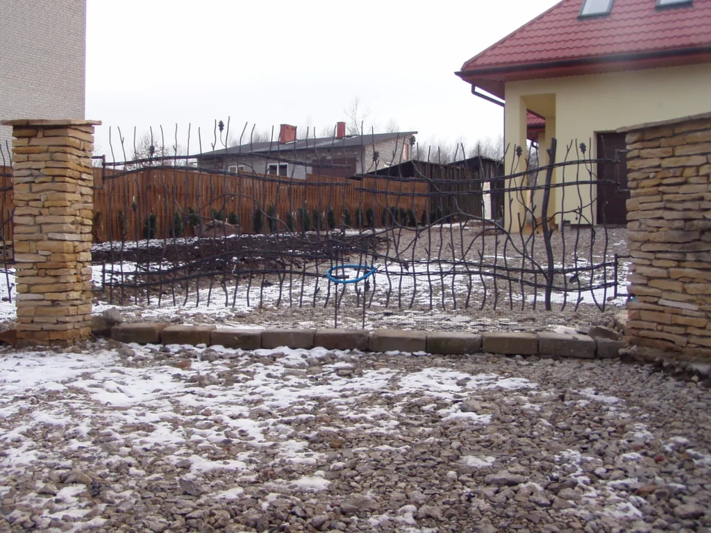 Decorative metal fences