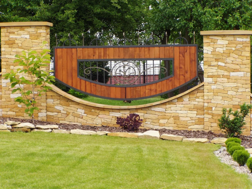 Decorative metal fences
