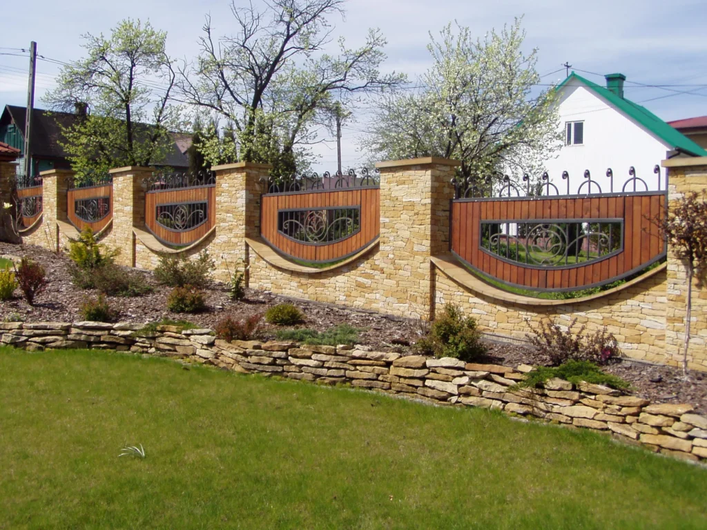 Decorative metal fences