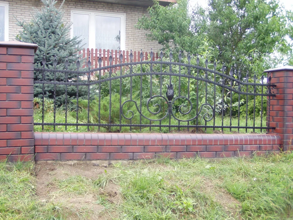 Decorative metal fences