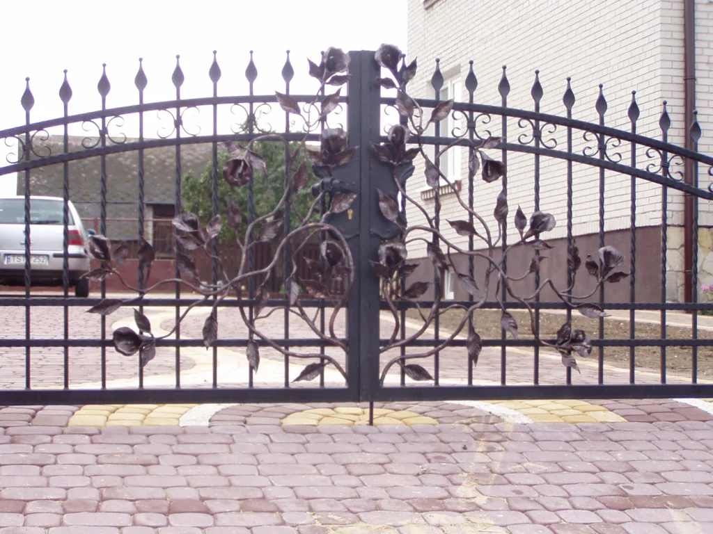 Decorative metal fences
