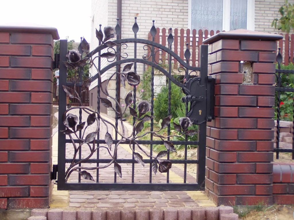 Decorative metal fences