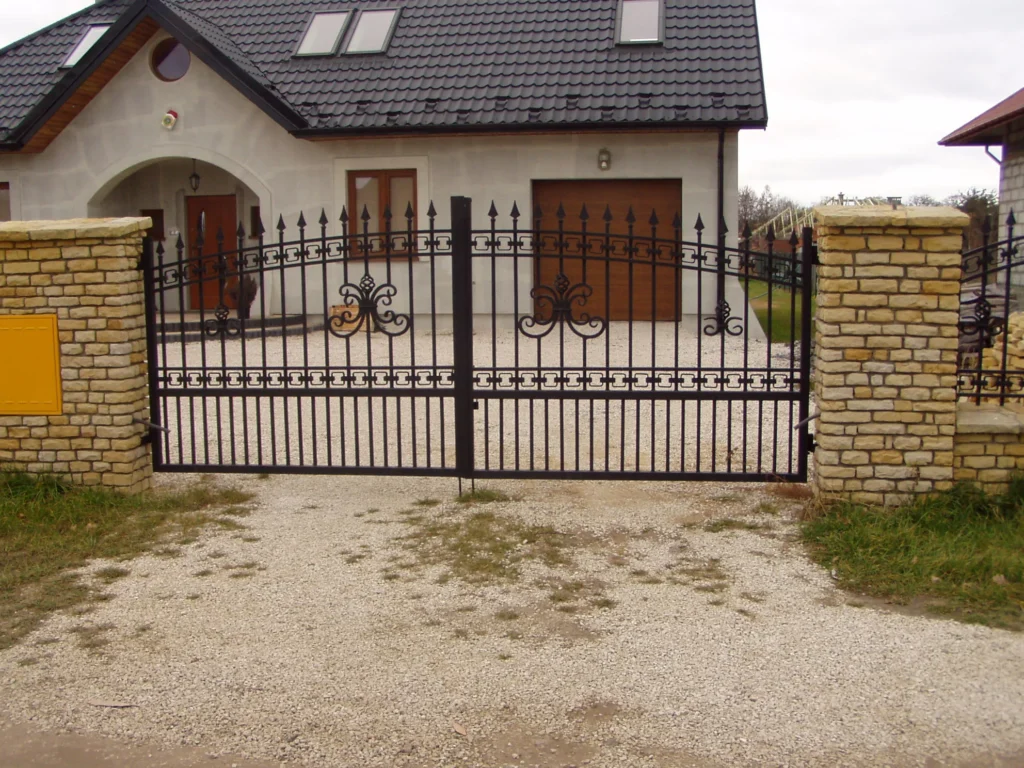 Decorative metal fences
