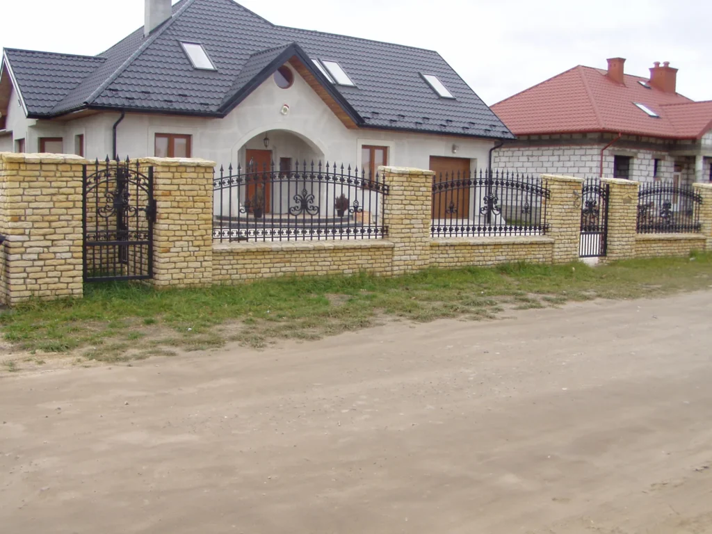 Decorative metal fences