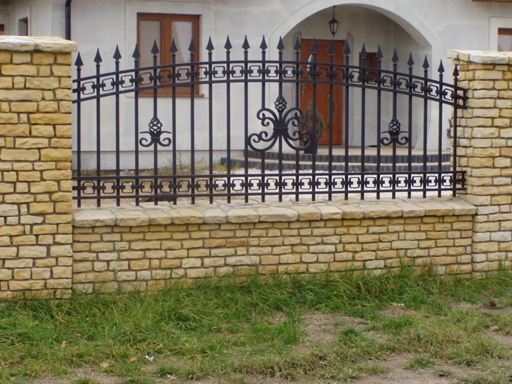Decorative metal fences
