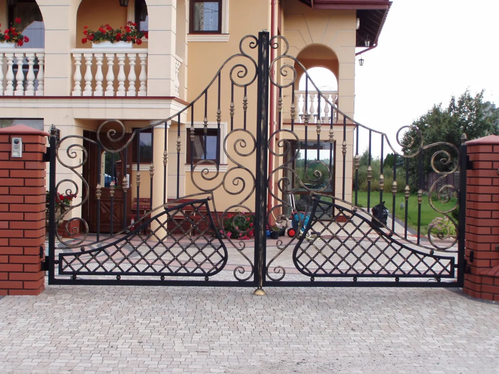 Decorative metal fences