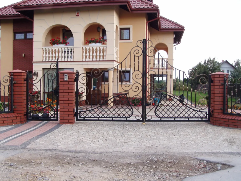Decorative metal fences