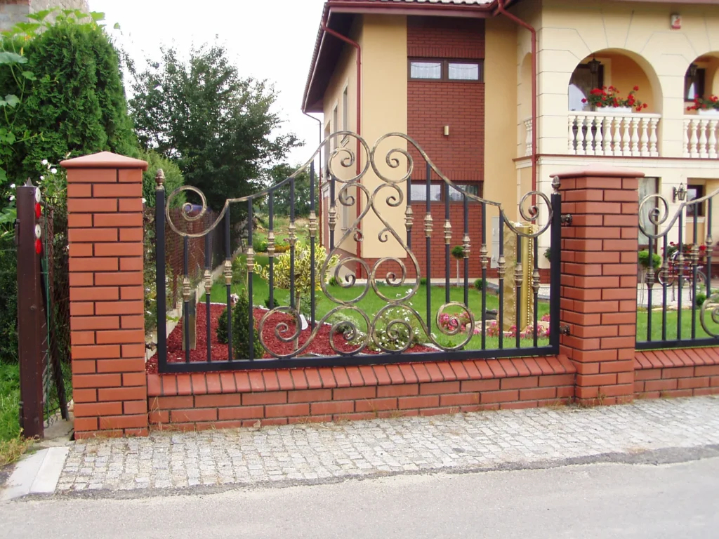 Decorative metal fences
