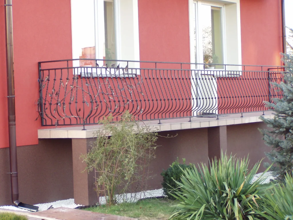 Decorative metal railings