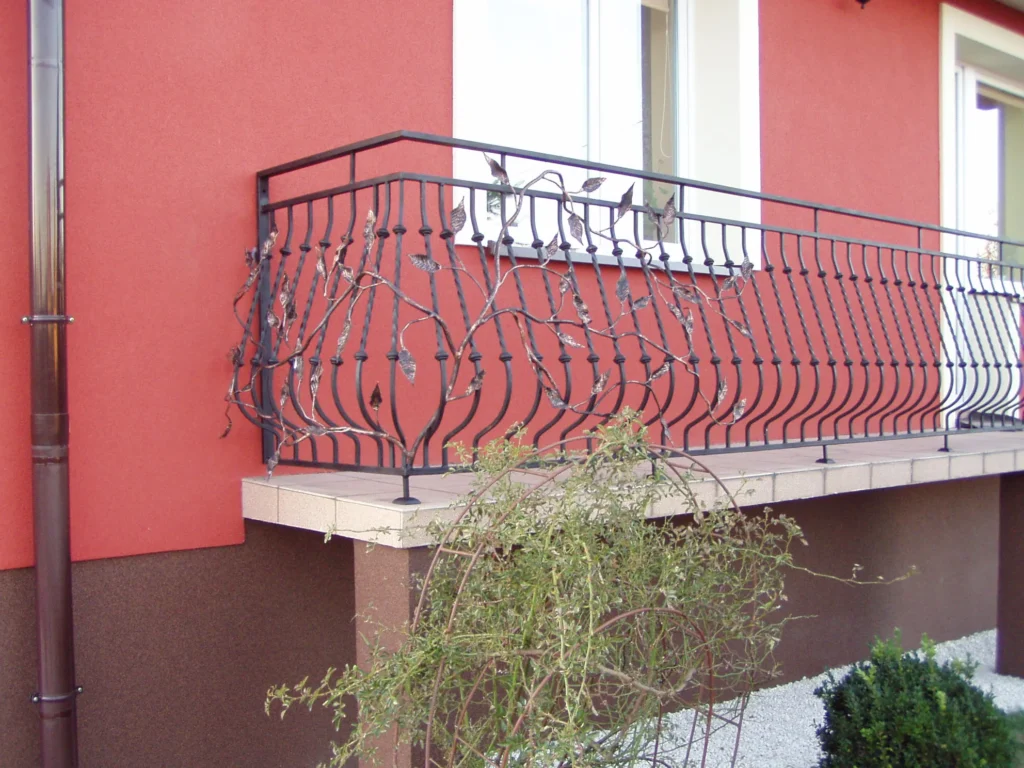 Decorative metal railings