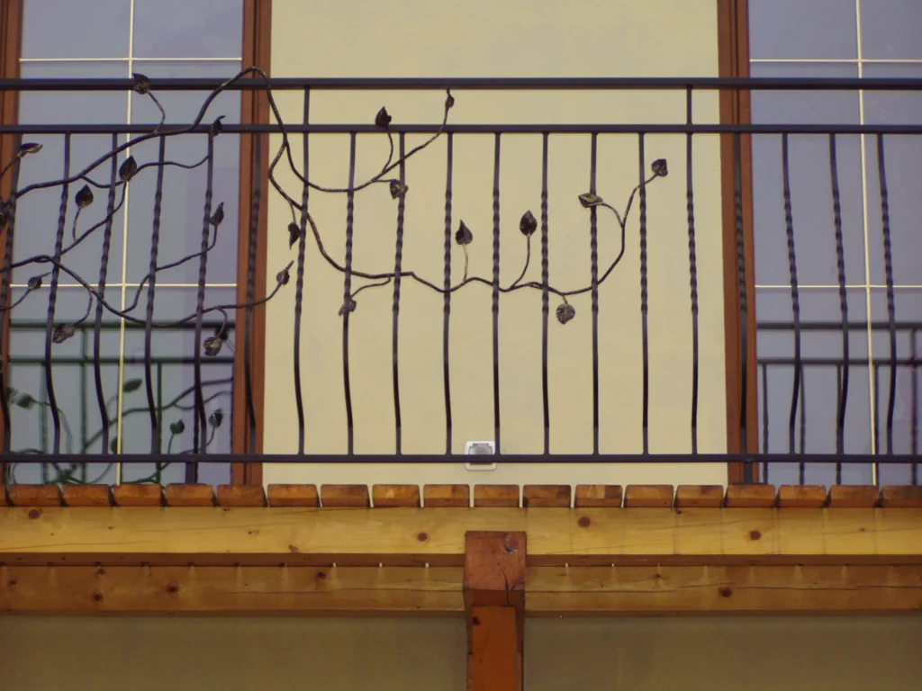 Decorative metal railings