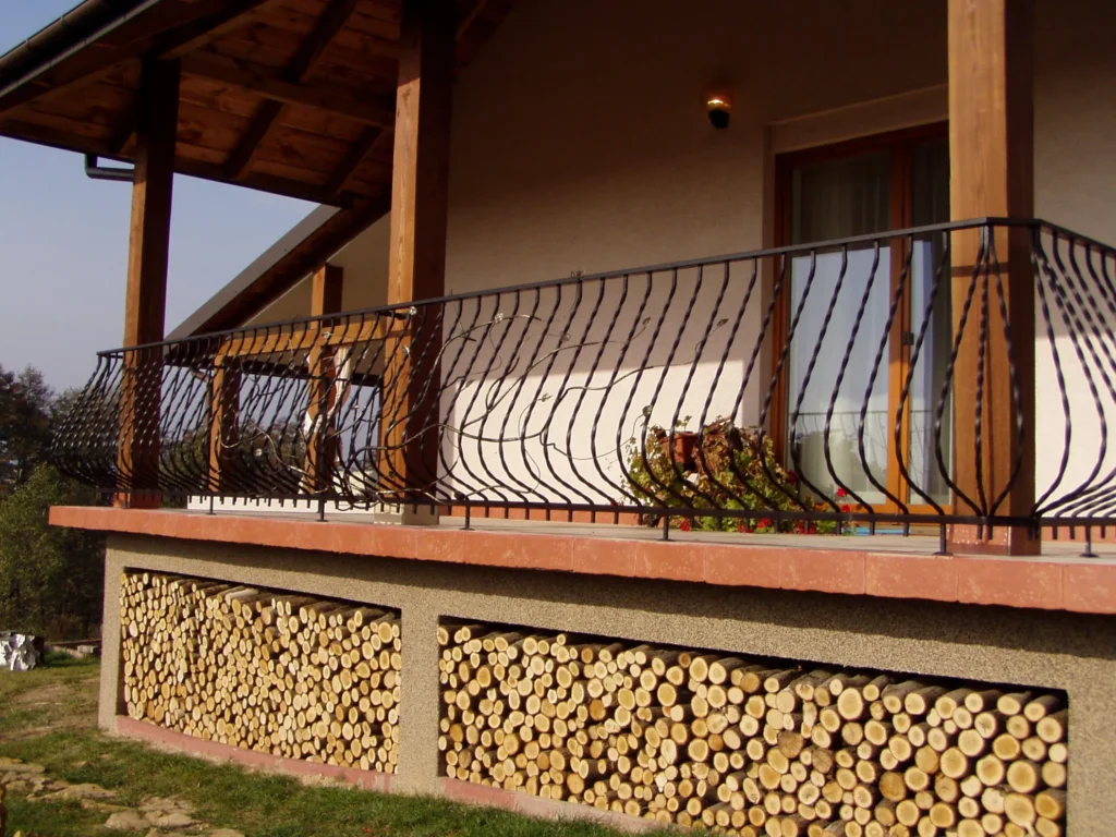 Decorative metal railings