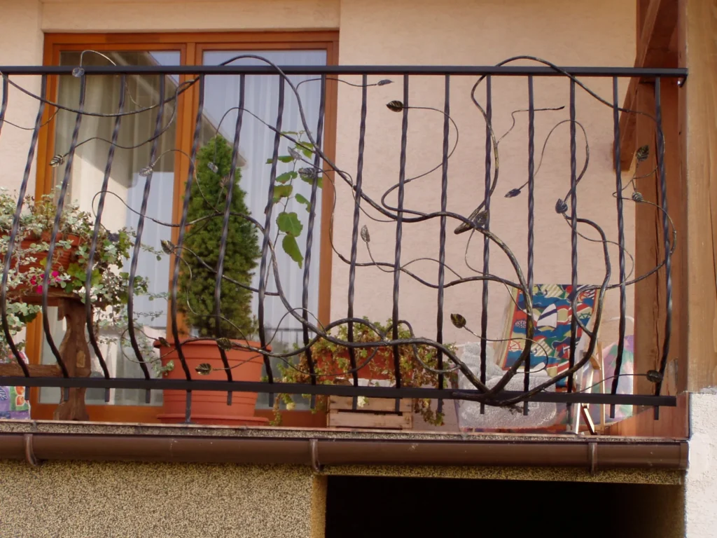 Decorative metal railings