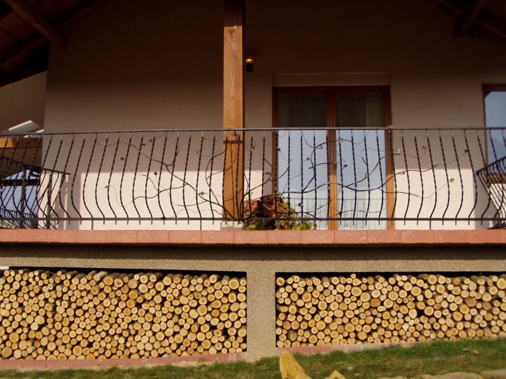 Decorative metal railings